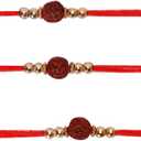 Rakhi Thread, Rakhi for Brother, Raksha Bandha Gift for Your Brother, Rakhi Bracelet for Loving Sibling, Father, Bhabhi, Bhaiya Set of 3