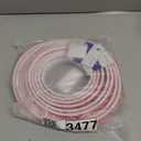 White Rubber Weather Stripping Door Seal Strip, D Shape Door Weather Seal Strip, Self-Adhesive Soundproofing Frame Insulation Tape for Doors Frame/Window Seal,Blocks Cold Drafts Noise (33 feet)