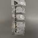 20-Pack TENS Unit Replacement Pads, Long-Lasting Snap Electrodes for 50 Times of Use per Pad, Latex-Free TENS Pads Set Compatible with TENS EMS Devices Using 3.5mm Button Lead Wires (White)