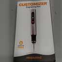 Customizer Engraving Pen (Formerly Culiau): Ultimate Cordless Portable Tool for Artists & DIYers - Engrave 50+ Surfaces - Beginner Friendly - Rechargeable - Free 30 Bits & Mastery Guide