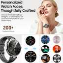TOZO S8 AMOLED Smart Watch for Women Men, Fitness Tracker with Bluetooth Calling & Notifications, 3ATM Waterproof, Sleep & Stress Tracking, 100+ Sports Modes, 200+ Watch Faces, for Android iOS