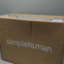 Simplehuman 40 Liter / 10.6 Gallon Slim Kitchen Step Trash Can With Secure Slide Lock, Grey Plastic (Gray)