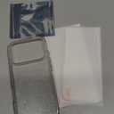 Choiche Compatible for iPhone 17 Pro Case, Women Cute Clear Glitter Bling Sparkly Case, [3 x Diamond Camera Lens Protectors] [2 x Tempered Glass Screen Protectors] 6.3-inch (Glitter Clear)