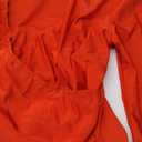 Women Bodycon Two Piece Outfits for Birthday 2024 Catsuit Crop Top with Flare Leggings Sequin Jumpsuit Sexy Clubwear Red, L