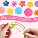 2 x Einailvk DIY Flower Bouquets Toys Accessories, DIY Arts & Crafts Flowers Toy Accessories, Toys for Girls 4-8 Year Old, Ideal Birthday Christmas Gift for Girls 3 4 5 6 7 8 yr Old, 174PCS (Multi)