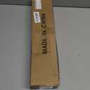 White Long Curtain Rod for Windows 66 to 120 Inch, Splicing 5/8" Heavy Duty Curtain Rod for Outdoor Patio, Sliding Glass Door, Adjustable Drapery Rod Set with Brackets, Matte White