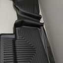Husky Liners X-act Contour Floor Mats | Fits 2011-2026 Dodge Durango & 2011-2021 Jeep Grand Cherokee & 2022 Jeep Grand Cherokee WK | 2nd Row, 1-pc Black - 53661