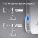 TP-Link AC1900 WiFi Range Extender RE550 | Dual-Band Wireless Repeater Amplifier w/Gigabit Ethernet Port | Up to 2200 Sq. Ft., 32 Devices | Internet Signal Booster | APP Setup | EasyMesh Compatible