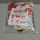 Christmas Balloon Garland Arch kit with Merry Christmas Banner and Xmas Red White Silver Cane Candy Balloon Gift Box Balloons Explosion Star Foil Balloons for Xmas Party Decorations