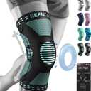 NEENCA Knee Braces for Knee Pain Relief, Compression Knee Sleeves with Patella Gel Pad & Side Stabilizers, Knee Support for Weightlifting, Running, Workout, Arthritis, Meniscus Tear, Men Women. ACE-53 (Large, Blue)