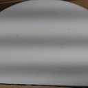 HAISIWLKJ 4FT Round Folding Table White Fold-in-Half with Carrying Handle Portable Plastic Table for Outdoor or Indoor Events,Dining,Wedding, Camping,Party Table