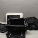 BAGLHER Cat Carrier Bag,Airline Approved Pet Carrier Soft Side Pet Travel 5 Sides Open Doors 3 Sides Expandable Foldable Dog Carrier with Fleece Pad (Black)