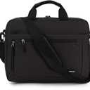 RAVUO Laptop Bag for Men, Water Resistant Shoulder Messenger Bag 15.6inch Computer Carrying Case Business Briefcase with Organizer Pocket