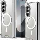 AICase for Samsung Galaxy Z Fold 7 Clear Case,Compatible with MagSafe Transparent Shockproof Protection Yellowing Resistant Magnetic Phone Case for Samsung Galaxy Z Fold 7 2024 5G