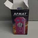 AFMAT Electric Pencil Sharpener for Colored Pencils 7-11.5mm, Auto in & Out, Fully Automatic Rechargeable Hands-Free Pencil Sharpener, Purple, ET
