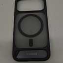 TORRAS Strong Magnetic & Seamless Stand for iPhone 17 Pro Case, Fit for MagSafe, Militray Grade Protection, Built-in Kickstand, Camera Control, Translucent Shockproof Slim 17 Pro Cover Ostand, Black