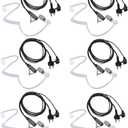 Walkie Talkie Headset for Midland with Mic Security Earpiece for GXT1000VP4 LXT500VP3 GXT1050VP4 GXT1000XB (6 Packs)