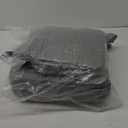 Toddler Booster Seat for Dining Table, Stronger Support Non-Slip Bottom Booster Seat for Kitchen Chair 2 Adjustable Straps Portable Travel and Home Increasing Booster Cushion Kid Baby(Grey)