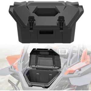 Rear Cargo Box for RZR PRO 20-25, UTV 42 QT Water Resistant Rear Cargo Storage Box for Polaris RZR Turbo R/PRO XP 4 LE 2020-2025 Accessories (OEM #2883752)