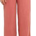 Dokotoo Womens Casual Elastic Waist Solid Comfy Jogging Jogger Pants with Pockets (Pink, S)