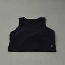 Natural Feelings Nudi Sports Bras for Women Removable Padded Yoga Tank Tops Sleeveless Fitness Workout Crop Tops (Medium, Navy)