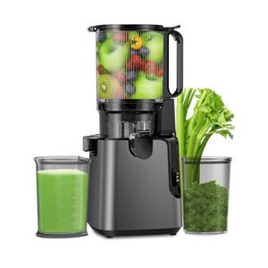 Juicer Machines with 5.8" Large Feed Chute, Cold Press Juicer for Whole Vegetables and Fruits 400W, Slow Masticating juicer Easy to Clean Juice Extractor Machine High Juice Yield