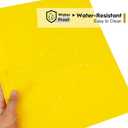 6-Pack Plastic Folders with Pockets and Prongs,2-Pocket Folders with 3 Fasteners, Holds 8-1/2" x 11" Paper for School/Office/Home, Yellow