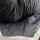 ALLOPERA Pregnancy Pillow, Full Body 57 Inch Maternity Pillow with Removable Washable Cover - Sleep Support for Legs, Back, Neck, Shoulder, HIPS, Belly for Pregnent Women, Black Grey Velvet Cover
