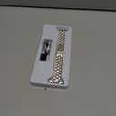 STIROLL Thin Replacement Band Compatible for Apple Watch 49mm 46mm 45mm 44mm 42mm(Series 3 2 1), Stainless Steel Metal Wristband Women Men for iWatch Ultra SE Series 11 10 9 8 7 6 5 4, Starlight Gold