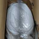 Bedsure Queen Comforter Set White, Soft Prewashed Queen Size Bedding, Quilted Comforter with Clover Design, Down Alternative Comforter for All Seasons, 3 Pieces Bed Set with 2 Pillow Shams