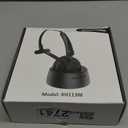 Bluetooth Headset, Wireless Headphone with AI Noise-Canceling Microphone On Ear Wireless Headset with USB Dongle for Computer Office (Black)