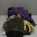 JOYIN 72 Halloween Hanging Witch Decorations Outdoor, Flying Talking Ghost Decor Light Up Eyes Sound Activated, Outside Indoor Haunted House Prop for Lawn Yard Garden, Purple