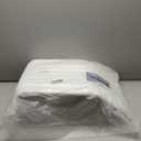 Bedluxe Leg Pillow, 8inch Leg Elevating Pillow for After Surgery, Blood Circulation, Leg Wedge Pillow for Side Sleeping, Leg Rest for Swelling, Cooling Gel Memory Foam Top, White/ Grey