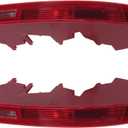ApplianPar Left and Right Side Taillamp Rear Lower Bumper Tail Light Reverse Stop Fog Lamp Housing Lens for Audi Q7 2006-2015