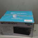 Emerson MW7302B Compact Countertop Microwave Oven with Touch Control, LED Display, 700W, 10 Power Levels, 6 Auto Menus, Glass Turntable and Child Safe Lock, 0.7 Cu., Ft. Black