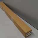 1 Inch Blackout Curtain Rods for Windows Patio, Adjustable Room Divider Curtain Rod Wall Mount & Ceiling Mount for Indoor & Outdoor, Black, 48" to 86"