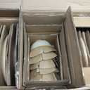 Stoneware Dinnerware Sets for 6, Reactive Glaze Plates and Bowls, White
18-Piece Handcrafted Rustic Porcelain Dishes Set, Highly Scratch Resistant, Dishwasher & Microwave Safe