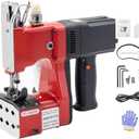 Electric Bag Sewing Machine - Ind. Handheld Bag Closer & Closing Stitcher GK9-900 for Woven Rice & Leather Bags (Plug-in)