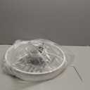 VOLISUN Low Profile Ceiling Fans with Lights and Remote, 19.7in Fandelier Ceiling Fan Flush Mount, 3000K-6500K Smart Bladeless LED Fan Light, White Modern Ceiling Fans with Lights for Bedroom