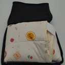 anfie Weighted Blanket Kids(36"x48" 3lbs) Weighted Blanket Cooling Blanket for Sleeping,Throw Size Breathable Blanket with Premium Glass Bead(Beige Sun)