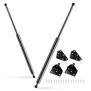 Euplokeer Qty(2) C16-17261 GSNI-3200-60 30in 60lb/267N Universal Gas Strut with Mounting Brackets, ML28-60 Lift Support Shock for RV Camper Outside Kitchen Cabinet Truck Tonneau Cover Basement Door