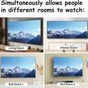 4K Metal HDMI Splitter 1 in 4 Out, 14 Powered HDMI Video TV Splitter for Xbox, PS4/5, PC, Laptop, 4Kx2K@30Hz 3D Full HD, Mirror Monitor Only (Not a Switch)