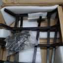 TAFIEDA Fireplace Grate. 24 inches Heavy Duty Solid Steel Fireplace Log Holder. Upgrade Adjustable Fireplace Grate 6 Solid Steel feet with 7 bar Fireplace Log Holder. for Outdoor & Indoor Fireplace