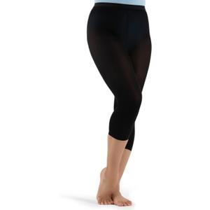 Capezio womens Hold & Stretch Footless Tight (Large, Black)