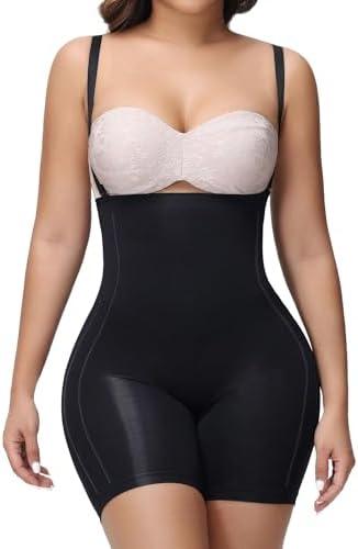 SHAPESHE Seamless Tummy Control Shapewear for Women Butt Lifting Shorts High Waisted Panties Strapless Fajas Colombianas S