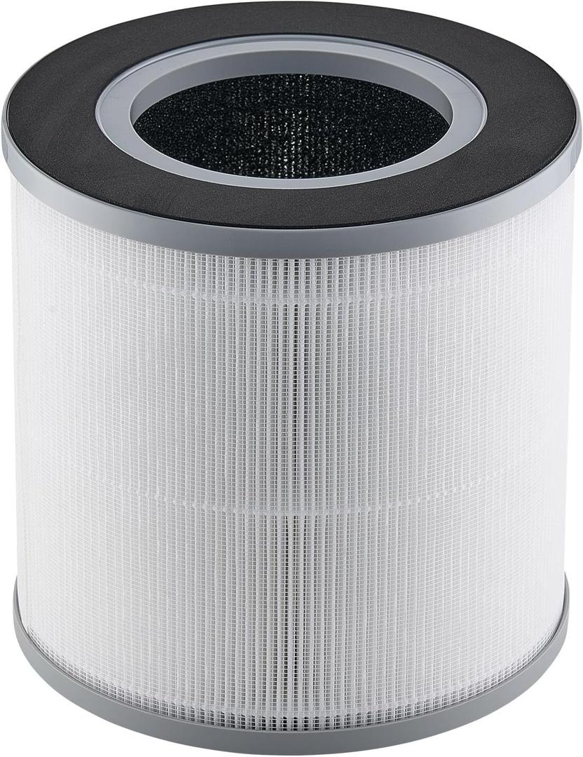 VEVOR Air Purifier Replacement Filter, H13, 3-in-1 Compact & Lightweight Replacement Filter with Durable PP Pre-Filter, Easy-to-Grab Purifier Filter with Activated Carbon, Fit for Cylindrical Purifier