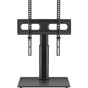 FURWOO Height Adjustable Universal TV Stand for 27 to 65 inch LCD LEiD TVs Swivel Table top TV Stands with Tempered Glass Base Vesa 400x400mm