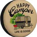 Spare Tire Cover Weatherproof Universal Wheel Protectors for RV Camper Travel Trailer SUV Truck 14 Inch