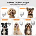 Neakasa P1 Pro Dog Grooming Vacuum Kit, 6-in-1 Pet Hair Grooming with Clippers and Vacuum, 9000Pa Suction, Low Noise, 1L Dust Cup for Home Shedding & Trimming
