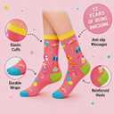 HAPPYPOP Birthday Gift Box - 8-12 Year Old Preteen Birthday Socks, 3D Musical Greeting Card
